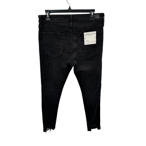 AG Jeans Adriano Goldschmeid NWT The Farrah Skinny Ankle in Black Cafe // 31 - Picture 14 of 14